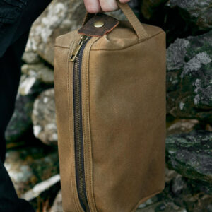 Heritage Waxed Canvas Wash Bag