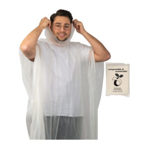 Poncho de ploaie compostabil Fleurus