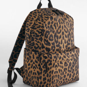 Rucsac cu imprimeu tip leopard