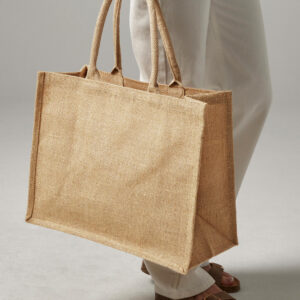 Shimmer Jute Shopper